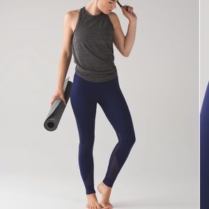 blue mesh lululemon leggings (open to trades)